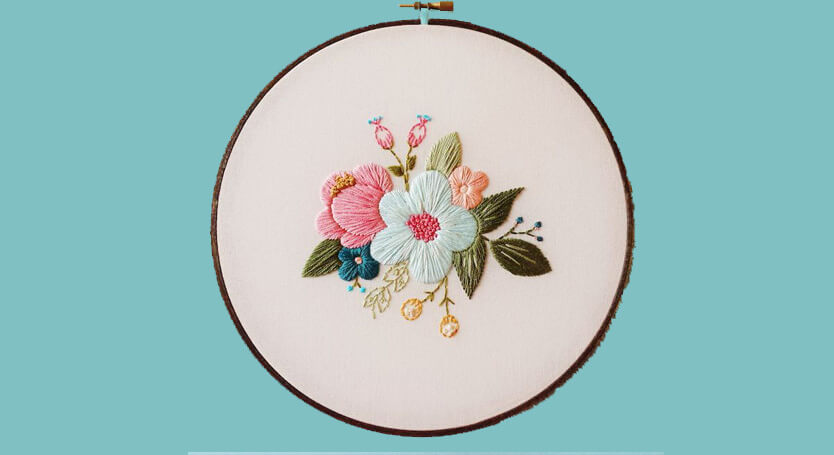  Vintage-Inspired Embroidery Hoop Art